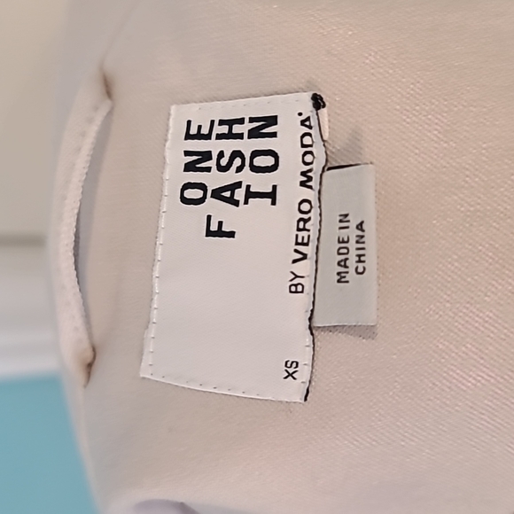 One Fashion By Vila Light Gray Dress Coat XS - Picture 7 of 8